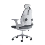 1 - FushFush Chair (Fixed Handle) for Freelancers Grey CKFC44 - Image 2