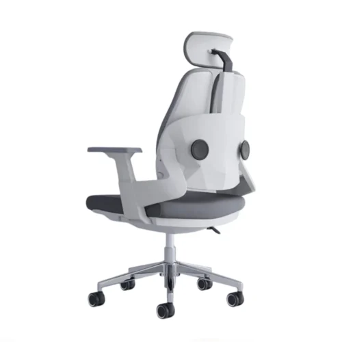 Ergonomic Office Chair with Headrest Grey CK 06 2