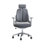 1 - FushFush Chair (Fixed Handle) for Freelancers Grey CKFC44