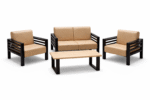 Metal Frame Sofa Set
