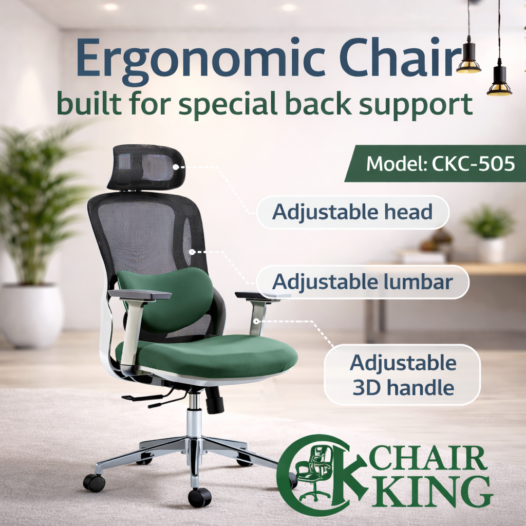 Ergonomic office chair CKC-505 design Premium Ergonomic Back Support Chair - Image 1